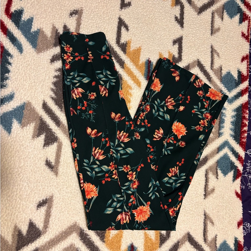 Floral Slack Pants